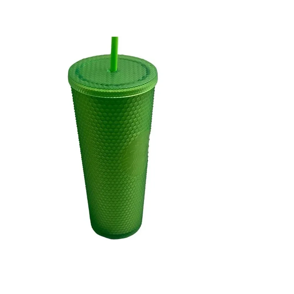 Disney World Parks Starbucks Green Studded Geometric Venti 24 oz Tumbler Cup New
